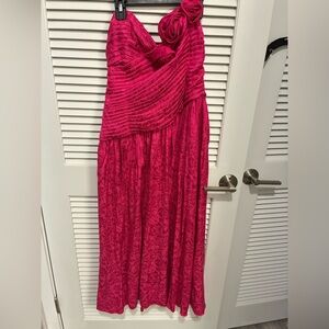 Free People Strapless Pink Summer Dress
